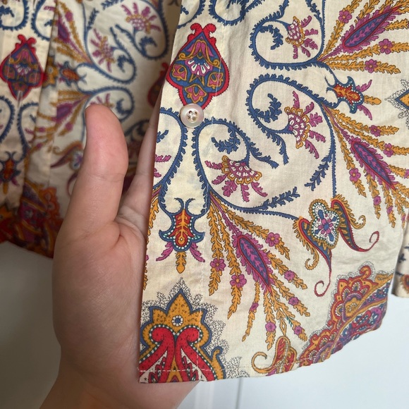 J Crew Liberty Perfect Paisley Shirt - Picture 6 of 7